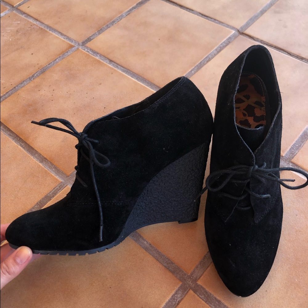 Sam Edelman heeled wedge booties